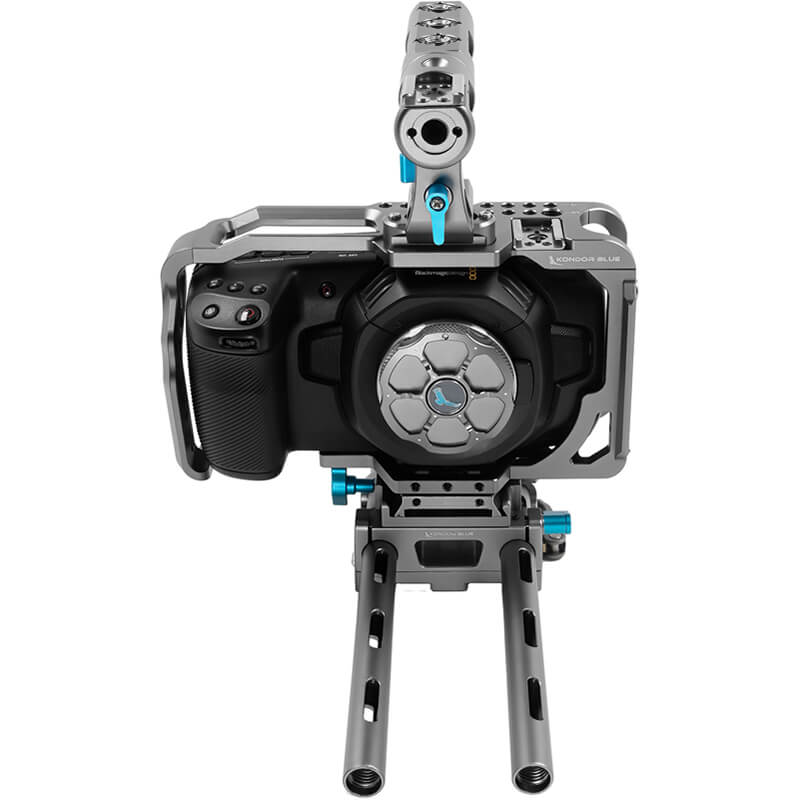 Kondor Blue Blackmagic Pocket 4K/6K Base Rig SPACE GRAY - KONBMPCCBaseRig