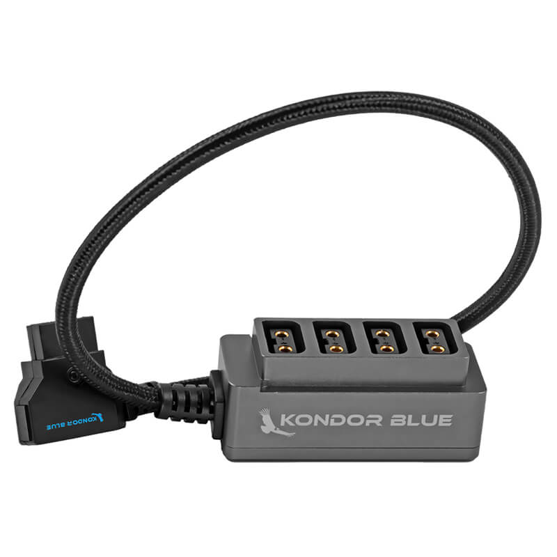 KONDOR BLUE DTAP_HUB 12V Metal D-Tap Hub 4 Way Port Power Tap Splitter - KONDTAPHUB