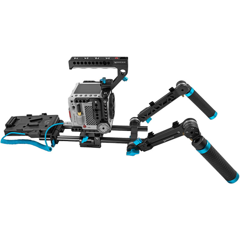 Kondor Blue RED Komodo Ultimate Rig BLACK V-MOUNT/GOLD-MOUNT - KONKOMUrigBK