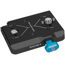 KONDOR BLUE Mini V-Mount Battery Plate BLACK - KONMVPBK