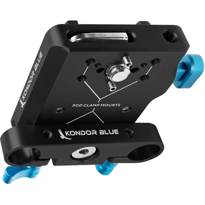 KONDOR BLUE Mini V-Mount Basic Rod Kit BLACK - KONMVRKBk