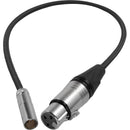 Kondor Blue Mini XLR to XLR for Blackmagic Pocket 6K Pro and G2 16-Inch Cable Black - KONMXLR16BK