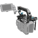 Kondor Blue Sony FX6 Cage System with Trigger Handle Space Grey - KONSFX6