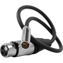 Kondor Blue TA4M Mini XLR 4 Pin Male to Female XLR Braided Audio Cable 16-inch - KONTA4MN16