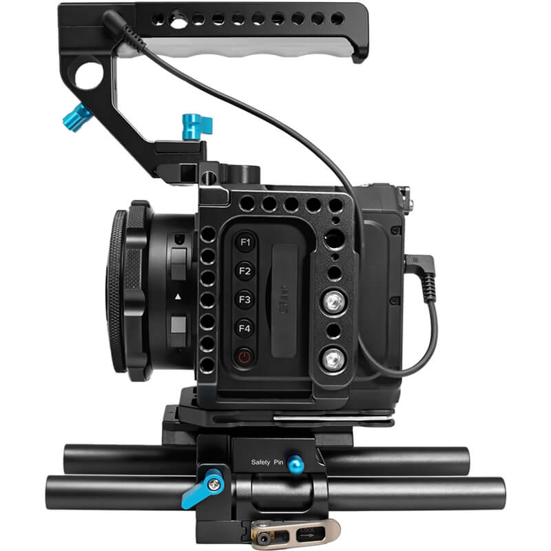 Kondor Blue Z Cam E2 Flagship Base Rig M4/S6/F6/F8 BLACK - KONZcamBaseRigBk