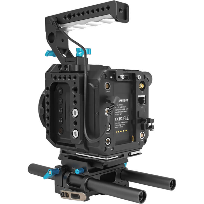 Kondor Blue Z Cam E2 Flagship Base Rig M4/S6/F6/F8 BLACK - KONZcamBaseRigBk