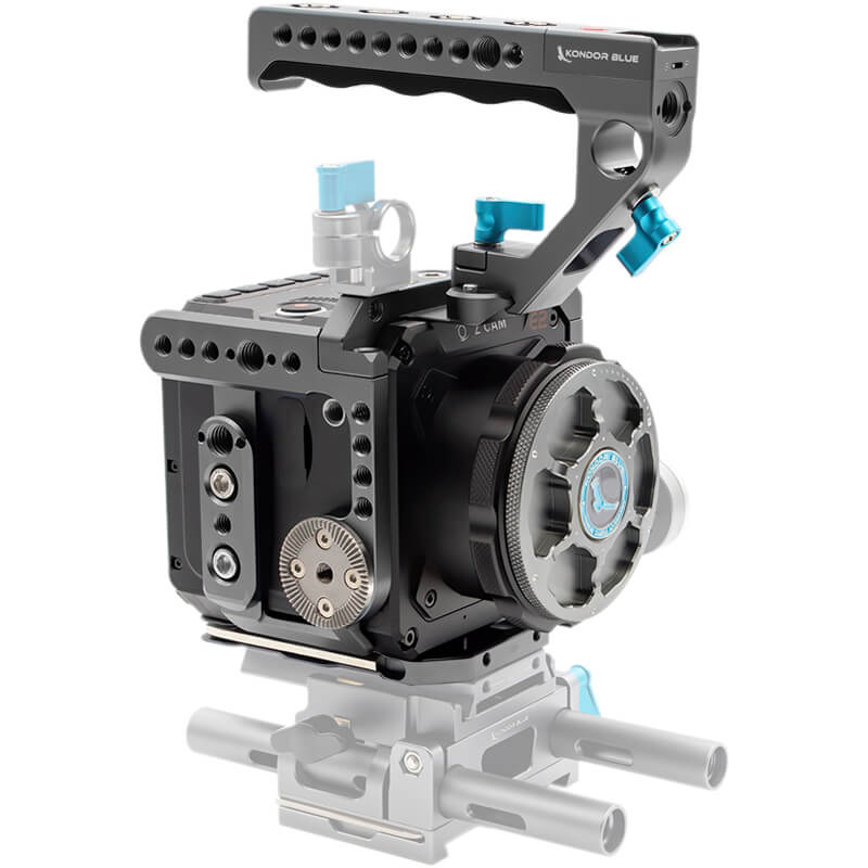 Kondor Blue Z Cam E2 Flagship Cage w/ Top Handle (M4 S6 F6 F8) SPACE GREY - KONZCamScage