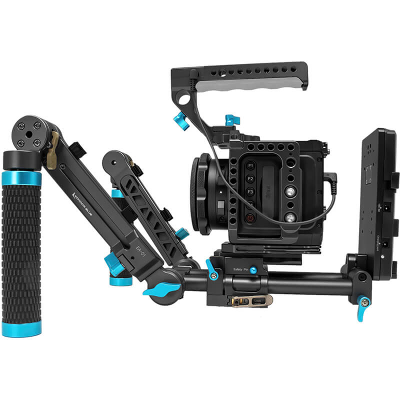 Kondor Blue Z Cam E2 Flagship Ultimate Rig M4/S6/F6/F8) BLACK - KONZcamUrigBk