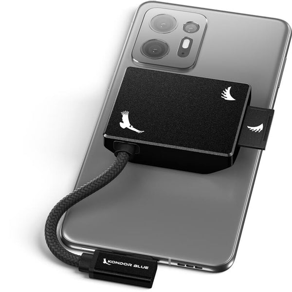 KONDOR BLUE SD Recording Module MagSafe for iPhone Raven Black - KONMAGSSDBK