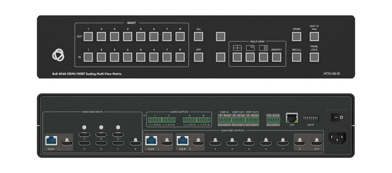 Kramer Electronics MTX3-88-SE 8x8 Seamless Multi–viewer Matrix