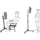 KUPO Monitor Stand II Kit - KUP-162MB-KIT