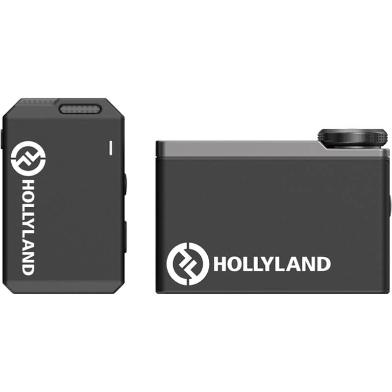 HOLLYLAND LARK MAX SOLO All-in-One Wireless Lavalier Microphone System Solo Black - HL-LARK-MAX-SOLO-B