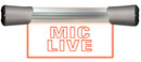 Sonifex LD-20F1MCL LED Single Flush Mounting 20cm MIC LIVE Sign