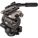 LIBEC H15 75mm Ball and Flat Base Tripod Head with a PH-6B Payload 3kg