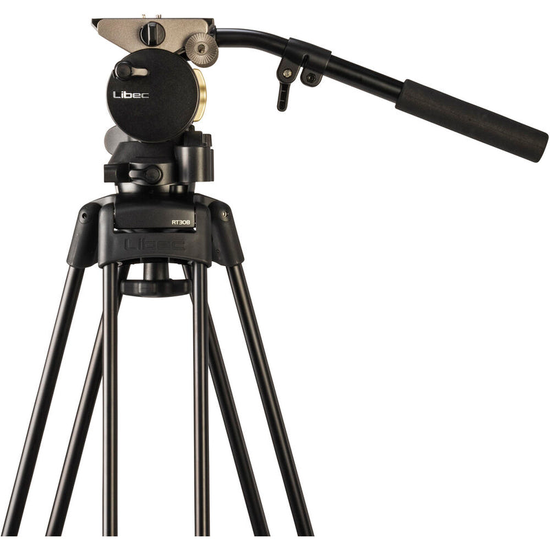 LIBEC H15 75mm Ball and Flat Base Tripod Head with a PH-6B Payload 3kg