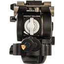 LIBEC H25 75mm Ball and Flat Base Tripod Head with a PH-6B Payload 5kg