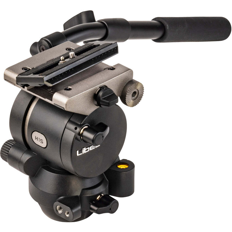 LIBEC H25 75mm Ball and Flat Base Tripod Head with a PH-6B Payload 5kg