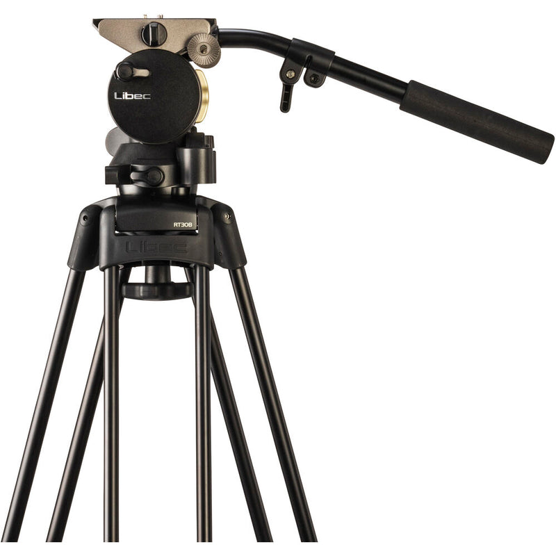 LIBEC H25 75mm Ball and Flat Base Tripod Head with a PH-6B Payload 5kg