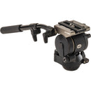 LIBEC H45 75mm Ball and Flat Base Tripod Head with a PH-6B Payload 12kg