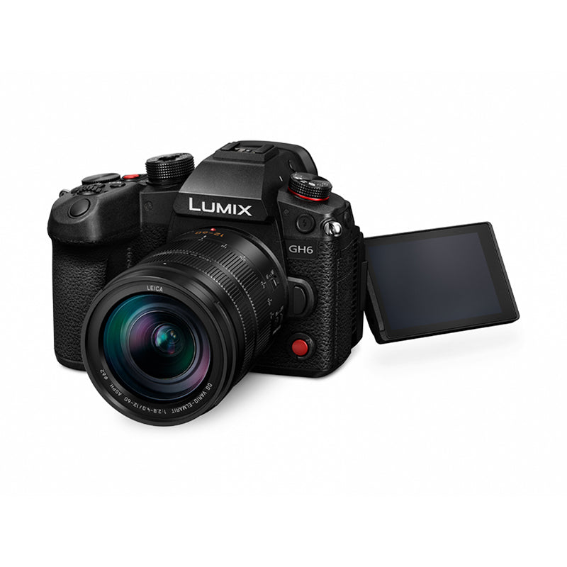 Panasonic DC-GH6LE LUMIX 5.7K ProRes Capable Micro Four Thirds Hybrid Mirrorless Camera with H-ES12060E Lens - PANDCGH6LE