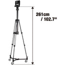 LIBEC LX-ePed Studio Electric pedestal with Dolly for PTZ Cameras