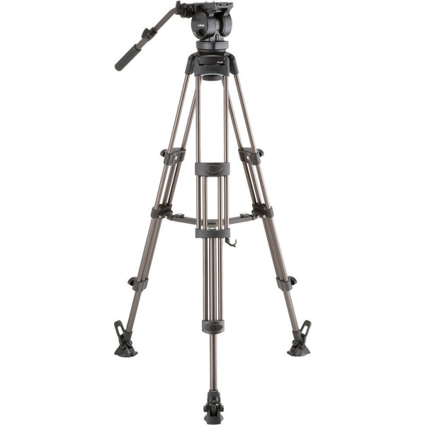 Libec LX10M 100mm Tripod System with Mid-Level Spreader supports up to 16KG