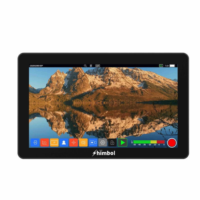 Shimbol Memory 7 Pro 7-inch 4K HDMI+3G-SDI Video Recording Monitor 1920x1080 Touchscreen 2200 nits 3D Lut (Out)