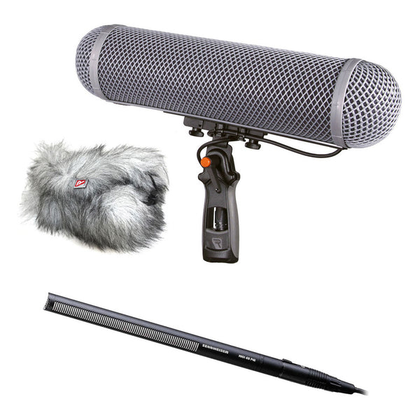 Sennheiser MKH 416 P48U Shot Gun Mic & Rycote Full Windjammer Kit WS4 -  MKH-416-P48U-WS4