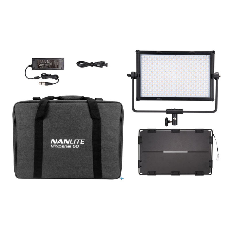 NanLite MixPanel 60 Bi-Colour CCT and RGBWW Light Panel - 15-2010