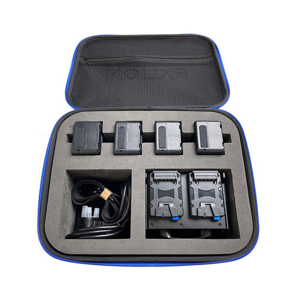 FXLION NANO-TWO 4KITSC 4 Battery Kit in Soft Case with Charger (FX LION)