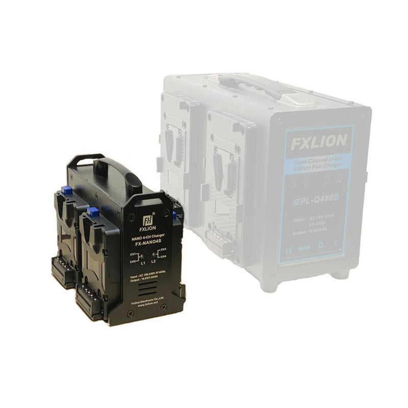 FXLION NANO-ONE 4KITSC 4 Battery Kit in Soft Case with Charger (FX LION)