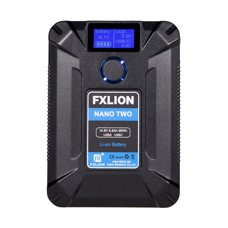 FXLION NANO-TWO 4KITSC 4 Battery Kit in Soft Case with Charger (FX LION)