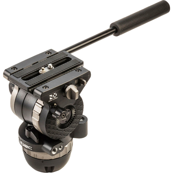 LIBEC NH30 75mm Ball/Flat Base Tripod Head supports up to 10KG with Pan Bar