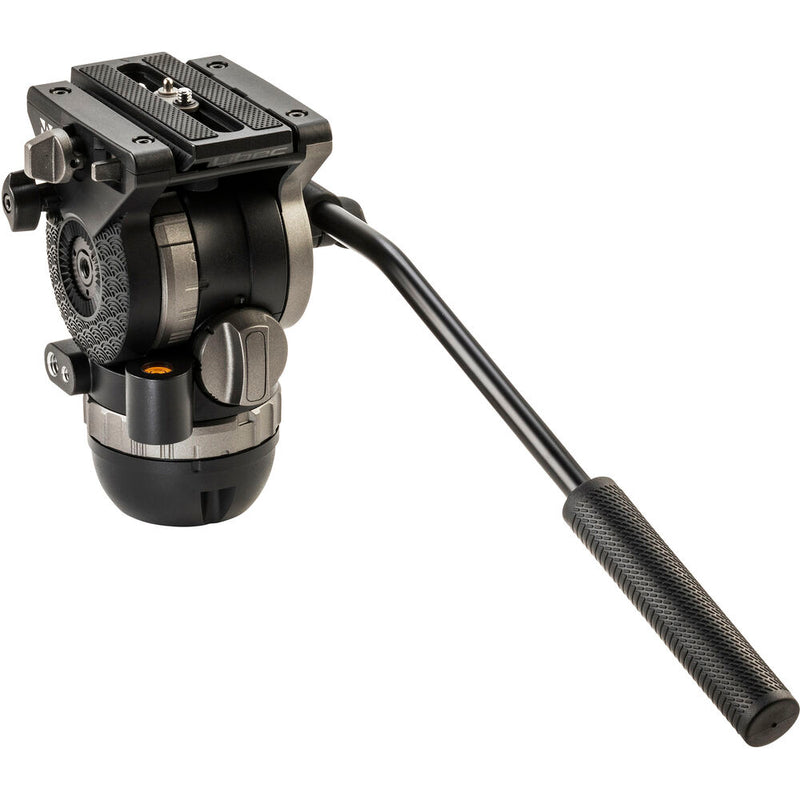 LIBEC NH30 75mm Ball/Flat Base Tripod Head supports up to 10KG with Pan Bar