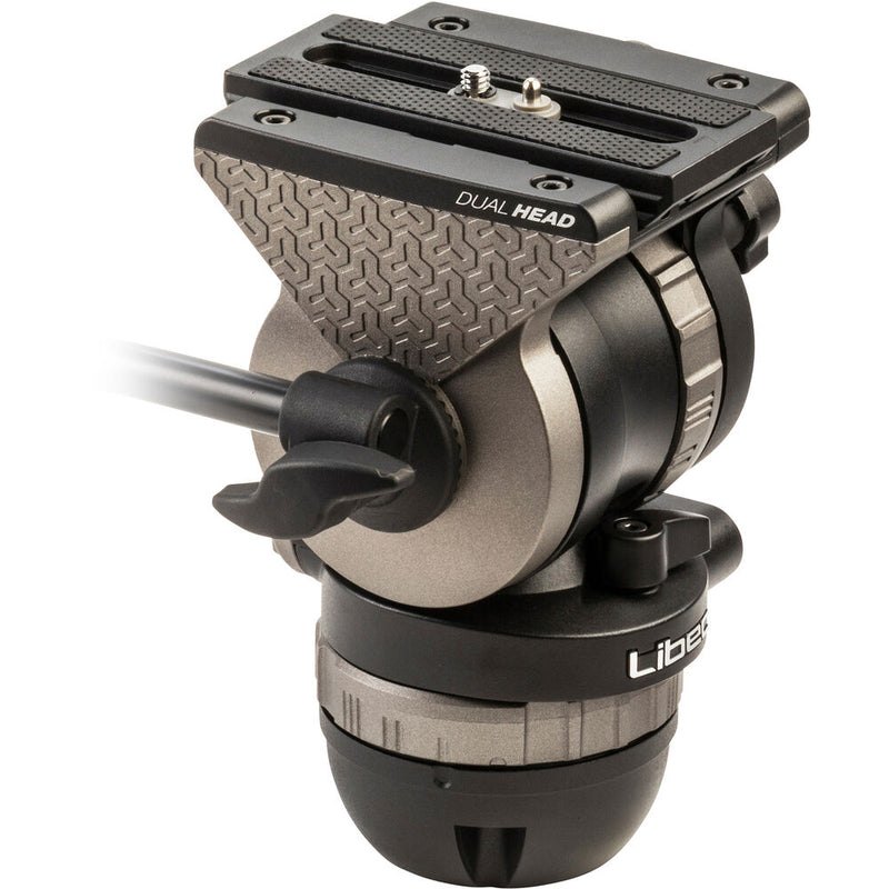 LIBEC NH30 75mm Ball/Flat Base Tripod Head supports up to 10KG with Pan Bar