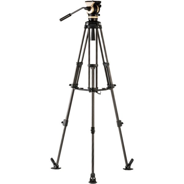 LIBEC NX-100MC Carbon Fibre Tripod System Mid-Level Spreader Supports up to 4KG