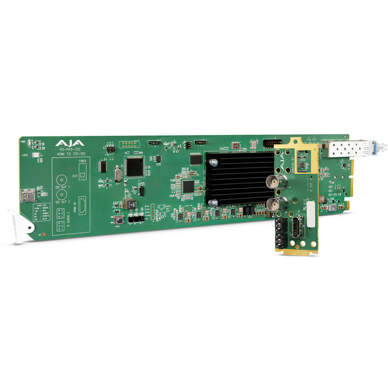 AJA OG-HA5-12G-T-ST openGear HDMI 2.0 to 12G-SDI Converter