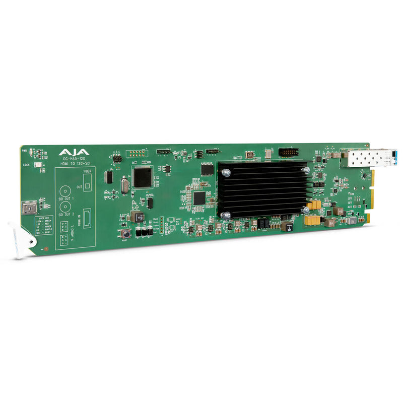 AJA OG-HA5-12G-T openGear HDMI 2.0 to 12G-SDI Converter