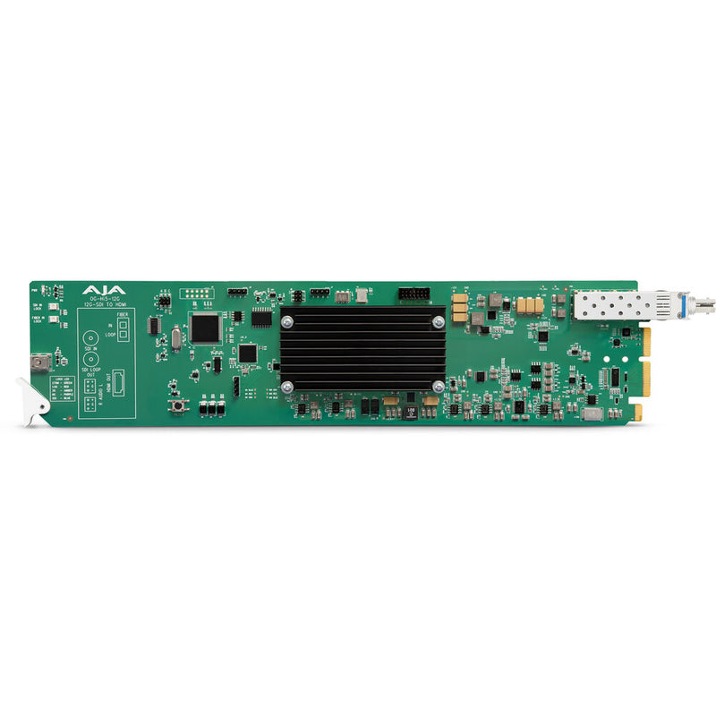 AJA OG-Hi5-12G-R 12G-SDI to HDMI 2.0 Conversion with LC Fiber Receiver