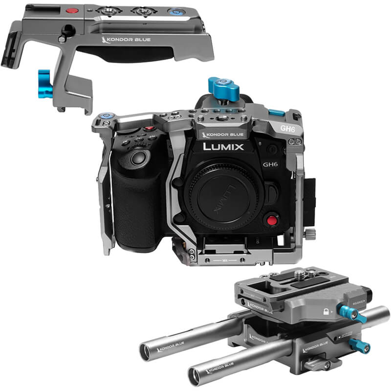 Broadcaster Rig Kondor Blue Panasonic LUMIX GH6 Base Rig MKII | 3D Broadcast