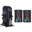 IDX CUE-J98 95Wh Li-Ion V-Mount Battery W 1x D-Tap (BUY 2 GET A FREE CHARGER OFFER)