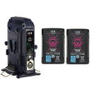 IDX PROMO.CUEJ98/2X 2x CUE-J98 Batteries & 1x FREE VL-2X Charger (BLACK FRIDAY OFFER)