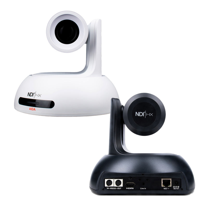 AIDA PTZ-NDI-X18B Broadcast/Conference NDI|HX FHD NDI/IP/HDMI PTZ Camera 18X Zoom Black