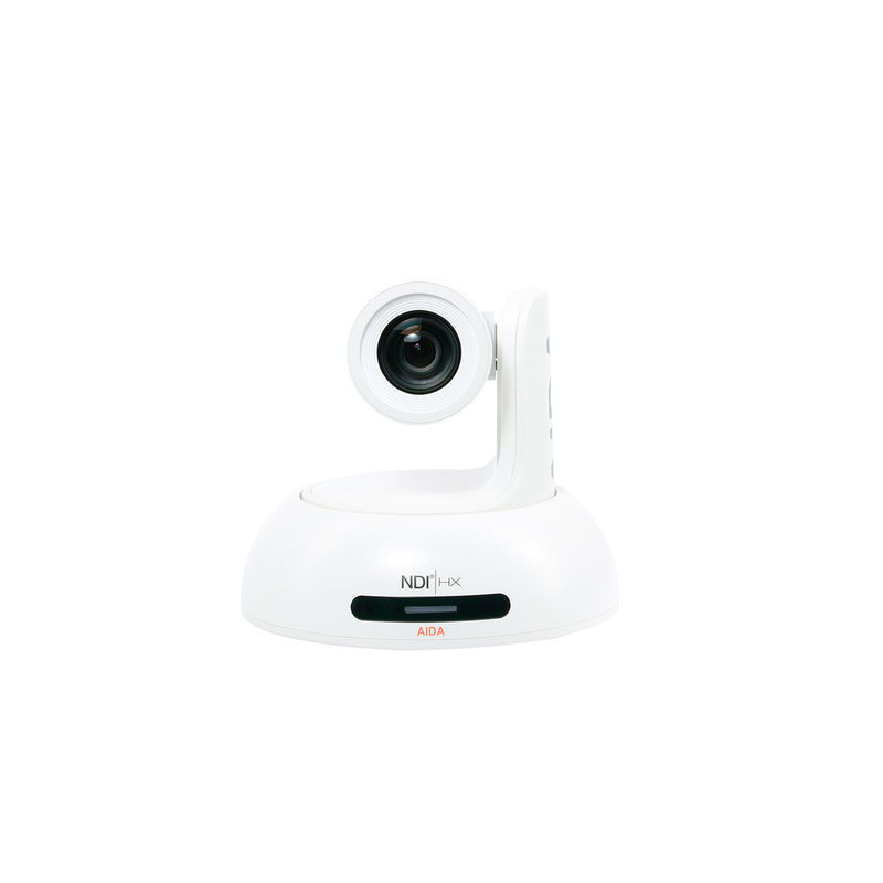 AIDA PTZ-NDI3-X20W Broadcast/Conference NDI|HX3 120fps FHD NDI/IP/SRT/HDMI PoE PTZ Camera 20X Zoom White