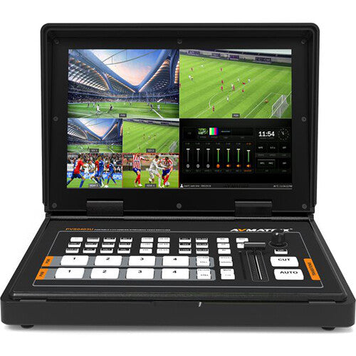 AVMatrix PVS0403U Portable 10.1-inch 4-Channel SDI&HDMI Live Streaming Video Switcher