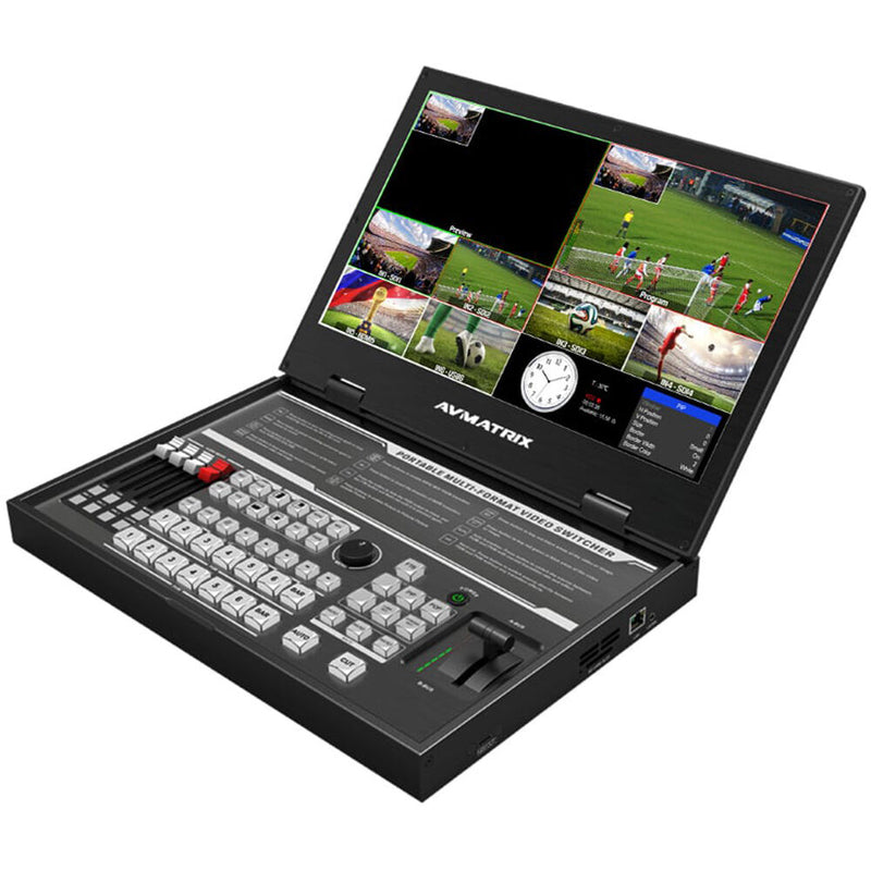 AVMatrix PVS0615U Portable 6-Channel SDI/HDMI Multi-format Live Streaming Video Switcher