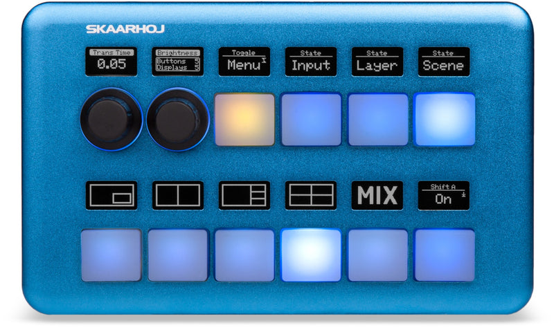 SKAARHOJ QUICK-PAD-V1 Quick Pad Blue (BUILT TO ORDER)