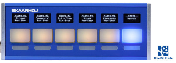 SKAARHOJ QUICK-BAR-V1B Quick Bar w/Blue Pill Inside (CP)