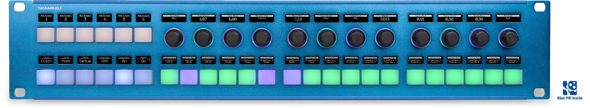 SKAARHOJ RACK-CONTROL-DUO-V1B Rack Control Duo w/Blue Pill Inside | 3D ...