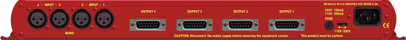 SONIFEX RB-DA4x5 4 Input 4 x 5 Output Distribution Amplifier/Mixer